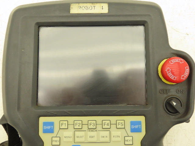 Fanuc A05B-2490-C171 Welding Robot Teach Pendant With E-Stop MHE2 *See Photos