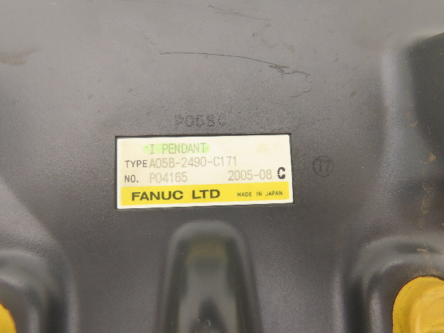 Fanuc A05B-2490-C171 Welding Robot Teach Pendant With E-Stop MHE2 *See Photos