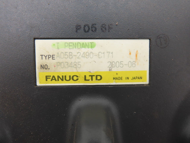 Fanuc A05B-2490-C171 Welding Robot Teach Pendant With E-Stop MHE2 *See Photos