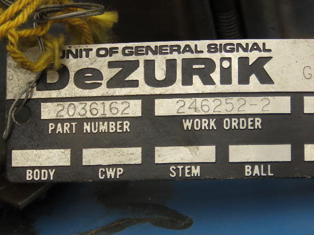 DeZurik 2036162 Electric Actuator for Motorized Gate Valve