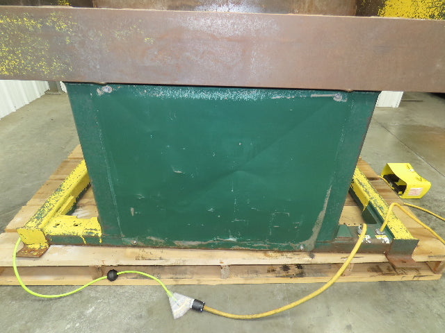 Southworth ZTU-2 Pan Style Container Tilter Lift Table Tipper 2000lbs 85° 50x50"