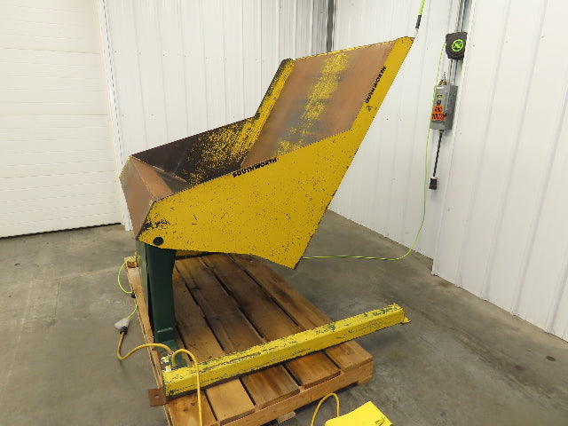 Southworth ZTU-2 Pan Style Container Tilter Lift Table Tipper 2000lbs 85° 50x50"