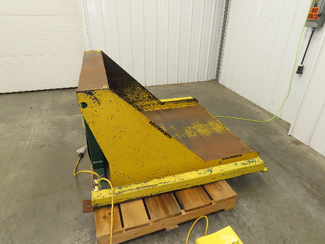 Southworth ZTU-2 Pan Style Container Tilter Lift Table Tipper 2000lbs 85° 50x50"