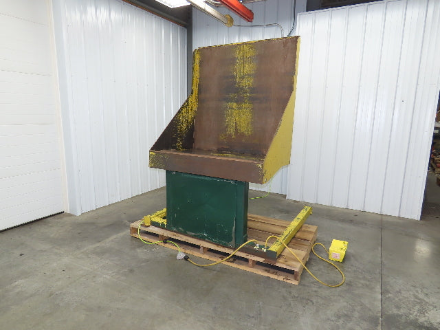 Southworth ZTU-2 Pan Style Container Tilter Lift Table Tipper 2000lbs 85° 50x50"