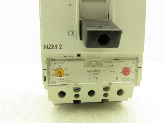 Moeller NZMB2 A100-NA Circuit Breaker 100A 600VAC 3 Pole
