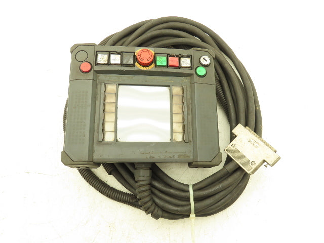Idec HG2R-SS62BH-MK1260 Robot Teach Pendant Display With E-Stop & Cord *Photos