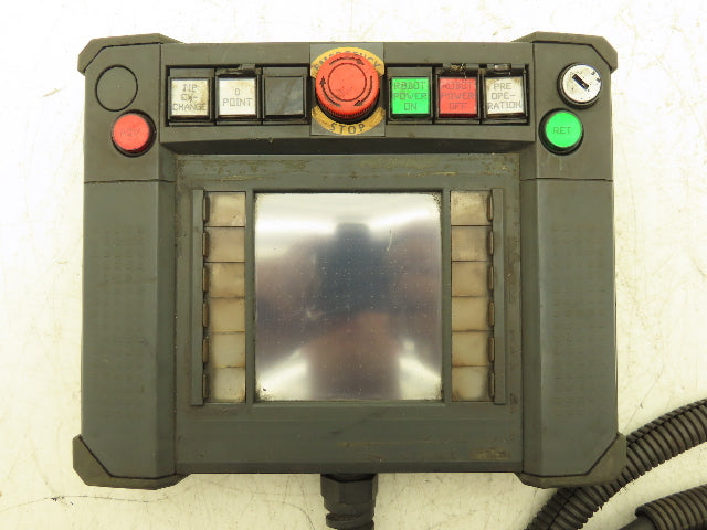 Idec HG2R-SS62BH-MK1260 Robot Teach Pendant Display With E-Stop & Cord *Photos