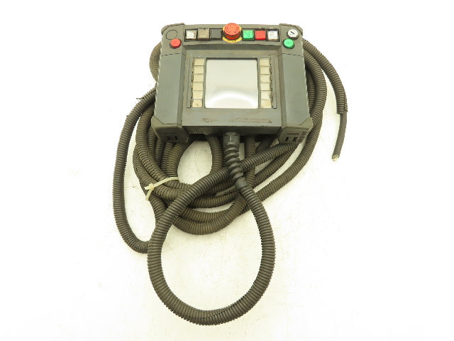 Idec HG2R-SS62BH-MK1260 Robot Teach Pendant Display With E-Stop & Cord *Photos
