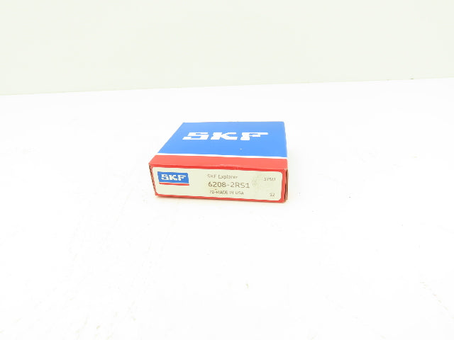 SKF 6208-2RS1 Single Row Ball Bearing 40mm-ID 80mm-OD 18mm-W Lot Of 6