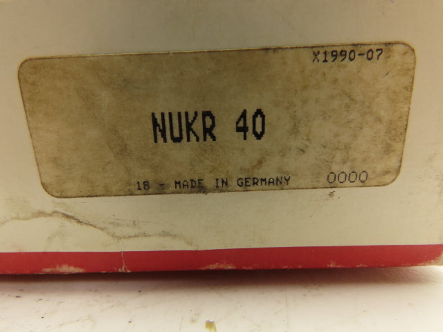 SKF NUKR40 Cam Follower 40mm-OD 20mm-Outer Ring W 18mm Stud Lot Of 3