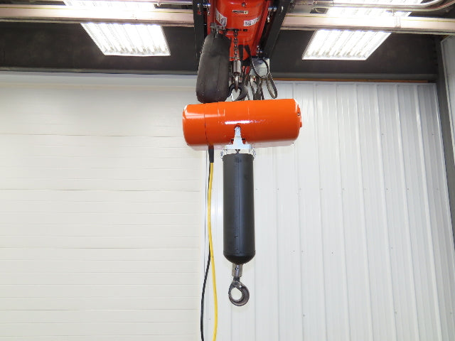 CM Lodestar L 1 Ton Electric Chain Hoist 16 FPM 14' Lift 230/460 Volt 3PH
