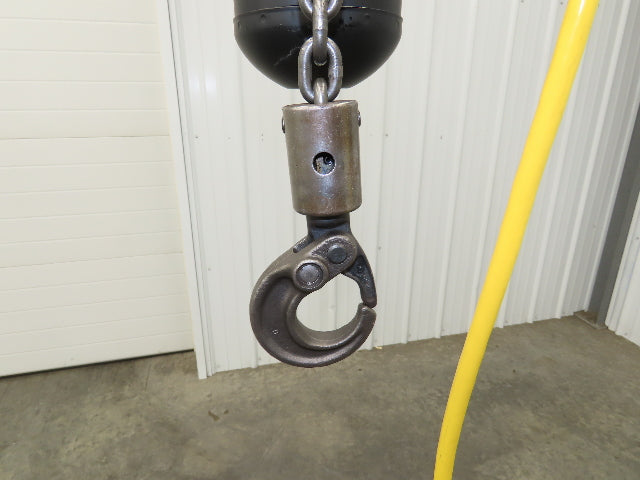 CM Lodestar L 1 Ton Electric Chain Hoist 16 FPM 14' Lift 230/460 Volt 3PH