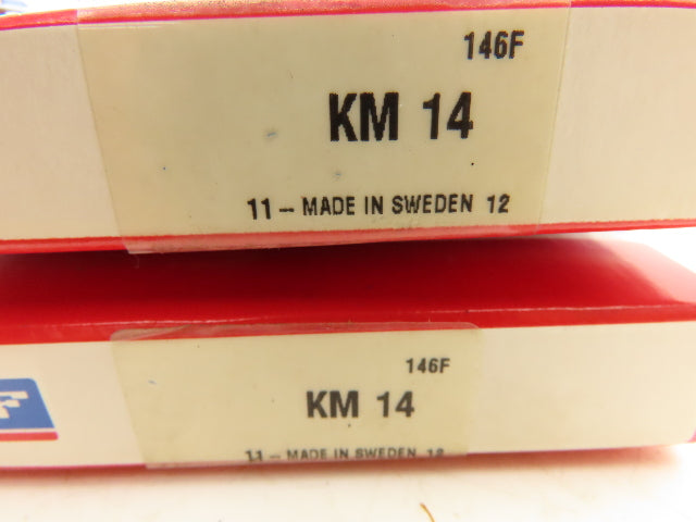 SKF KM14 Lock Nut M70x2-Bore Thread 70mm Bore 92mm-OD 12mm-W Lot Of 2