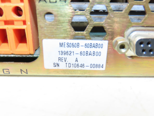 TDI Phoseon MES050B-60BAB00 MPS Power Supply 60VDC 139621-60BAB00