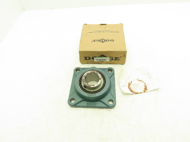 Dodge 126192 Flange Mount Ball Bearing 2" Bore 4-Bolt Set Screw Locking