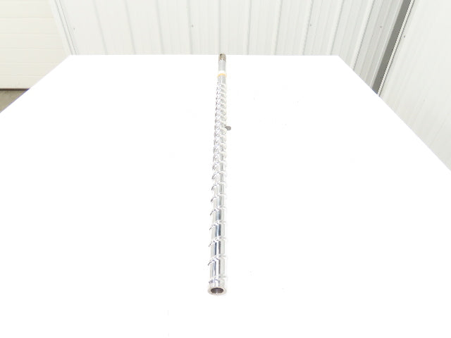 Meiki 8433279 Metering Screw for Injection Molding Machine 36mm x 1050mm 41.3"