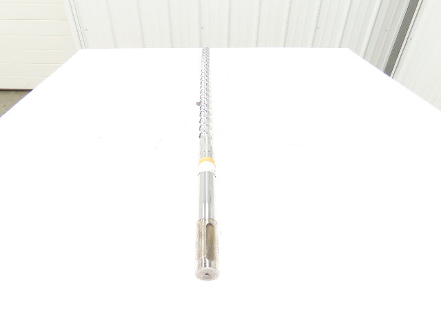 Meiki 8433279 Metering Screw for Injection Molding Machine 36mm x 1050mm 41.3"