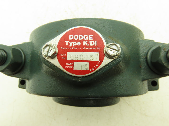 Dodge K/DI 060157 Double Interlock Pillow Block Bearing 1-15/16" Bore 2 Bolt