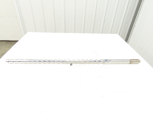 Meiki 8435815A Metering Screw for Injection Molding Machine 36mm x 1050mm 41.3"