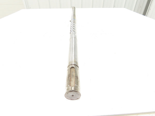 Meiki 8435815 Metering Screw Injection Molding 36mm x 1050mm w/Tip 45.75" OAL
