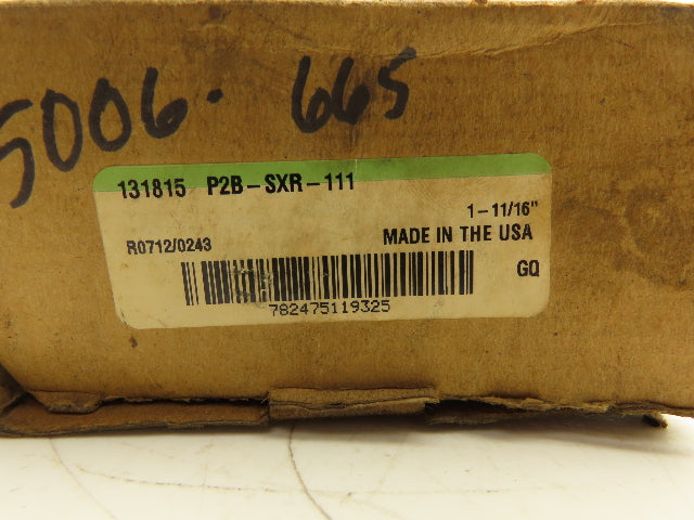 Dodge P2B-SXR-111 131815 Pillow Block Bearing 1-1/16" Bore