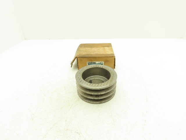 Dodge 3A4.6B5.0-1610 3-Groove Size B V-Belt Pulley Sheave 1610 Bushing