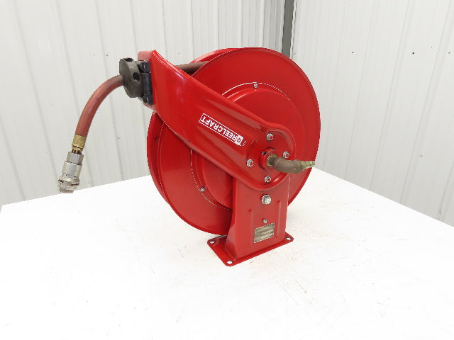 Reelcraft 7850 OLP Retractable Industrial Air Water Hose Reel 1/2"x 46' 300psi