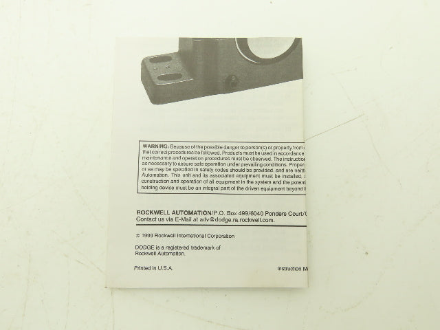 Dodge 22222K Spherical Roller Bearing - 110 mm ID 200 mm OD 53 mm Width