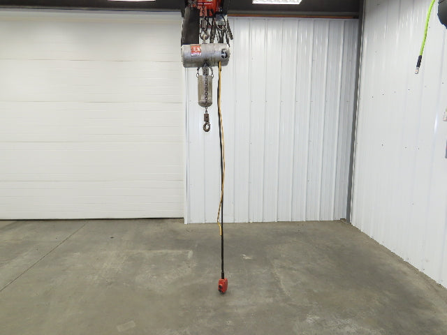 CM Lodestar C 1/4 Ton Electric Chain Hoist 32 FPM 13' Lift 6' Pendant 120 Volt