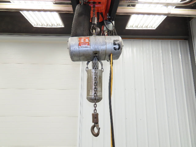CM Lodestar C 1/4 Ton Electric Chain Hoist 32 FPM 13' Lift 6' Pendant 120 Volt