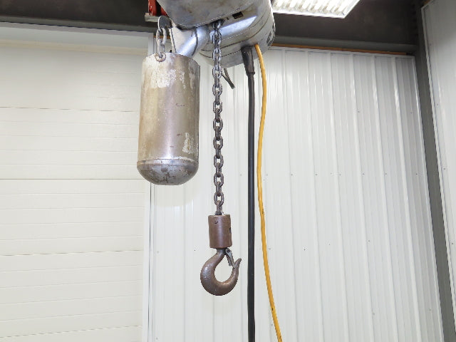 CM Lodestar C 1/4 Ton Electric Chain Hoist 32 FPM 13' Lift 6' Pendant 120 Volt
