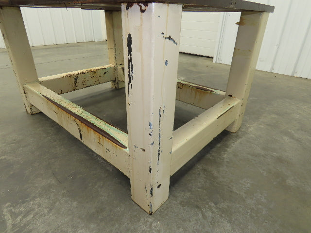 1" Steel Top Machine Base Welding Table Work Bench 47-1/2x33x25-1/2"
