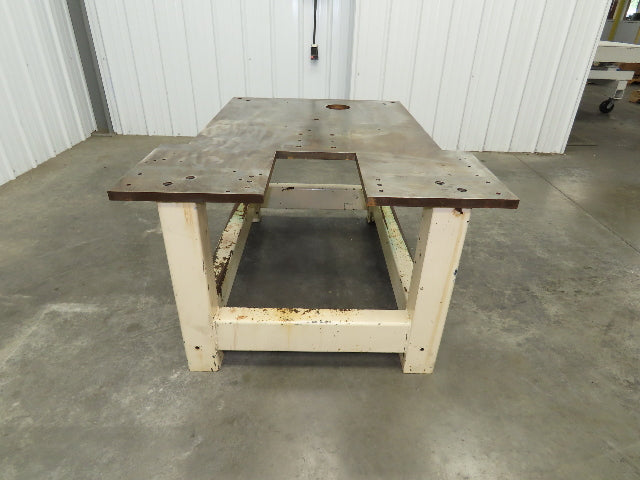1" Steel Top Machine Base Welding Table Work Bench 47-1/2x33x25-1/2"