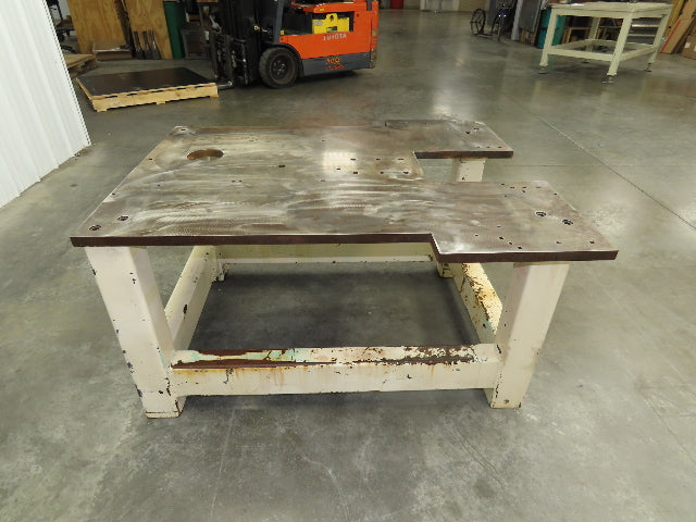 1" Steel Top Machine Base Welding Table Work Bench 47-1/2x33x25-1/2"