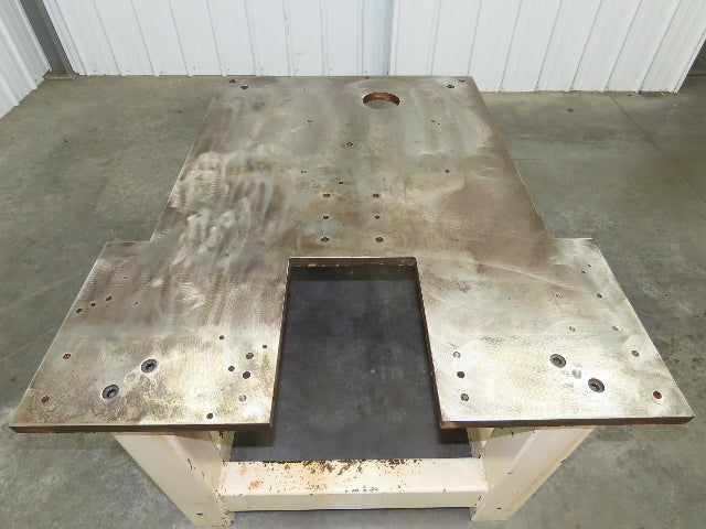 1" Steel Top Machine Base Welding Table Work Bench 47-1/2x33x25-1/2"