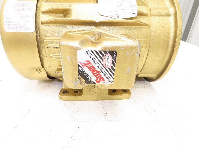 Baldor M13C Super-E AC Motor 2Hp 1170 RPM 230/460V 3PH 184TC 1-1/8" Shaft