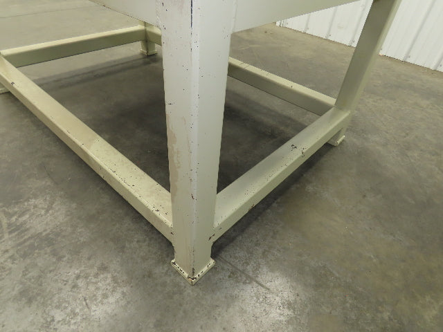 1" Steel Top Machine Base Welding Table Work Bench 60x40" Top 28-3/4" H