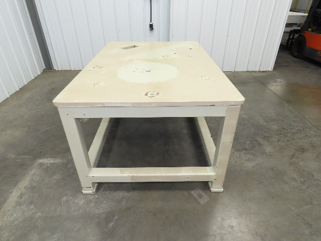 1" Steel Top Machine Base Welding Table Work Bench 60x40" Top 28-3/4" H