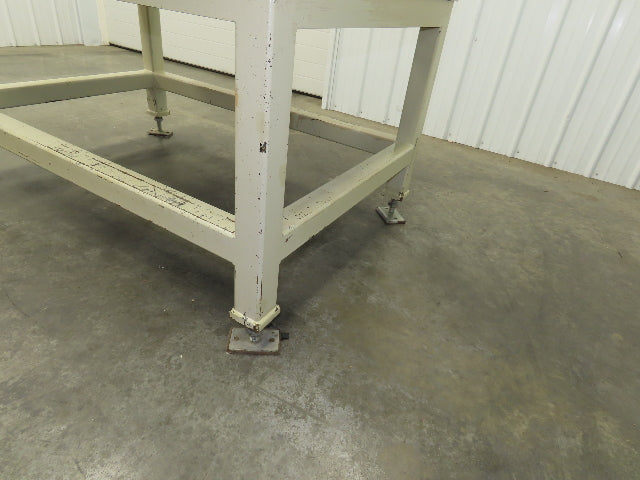1" Steel Top Machine Base Welding Table Work Bench 60x40" Top 33" H