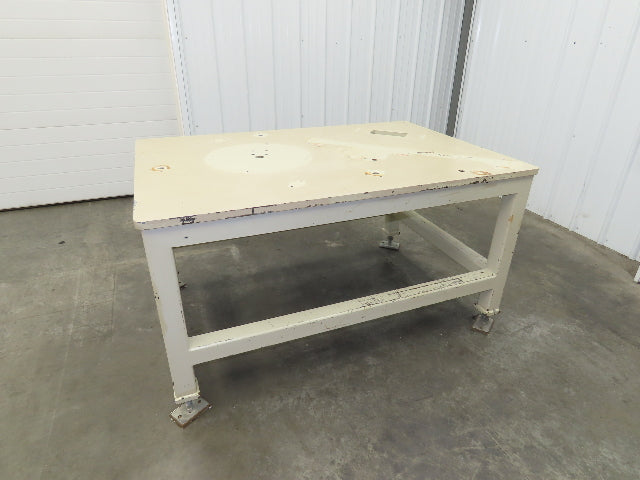1" Steel Top Machine Base Welding Table Work Bench 60x40" Top 33" H