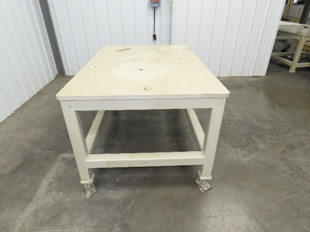 1" Steel Top Machine Base Welding Table Work Bench 60x40" Top 33" H