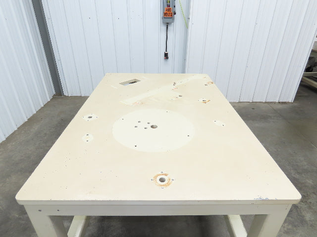 1" Steel Top Machine Base Welding Table Work Bench 60x40" Top 33" H