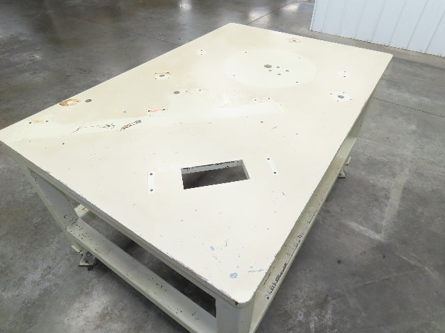 1" Steel Top Machine Base Welding Table Work Bench 60x40" Top 33" H
