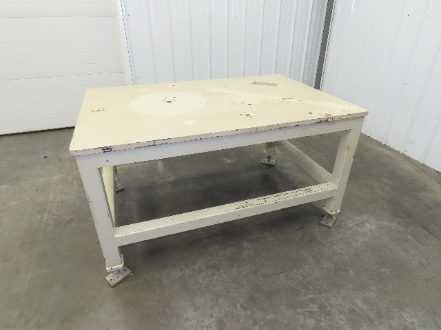 1" Steel Top Machine Base Welding Table Work Bench 60x40" Top 33" H