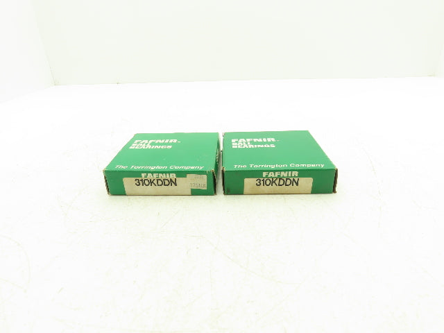 Fafnir 310KDDN Ball Bearing 50mm-ID x 110mm-OD x 27mm W Double Shielded Lot Of 2