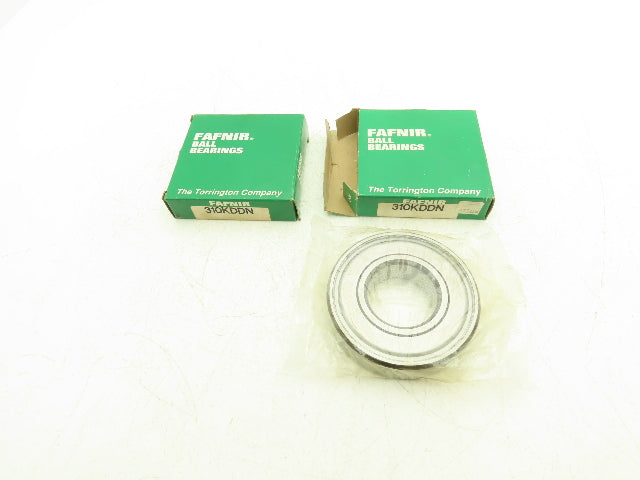 Fafnir 310KDDN Ball Bearing 50mm-ID x 110mm-OD x 27mm W Double Shielded Lot Of 2