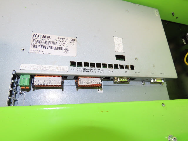 Keba OP-362 Kemro K2-200 HMI Operator Touch Panel 24V DC /40.0W Rev. 04 Ind. 04