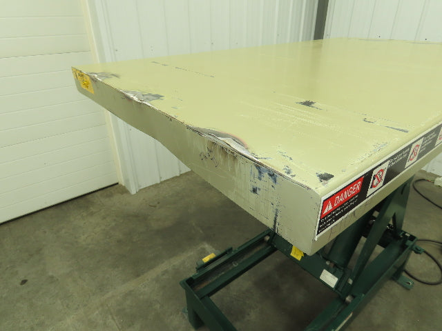 Southworth LS4-36 4000LB Scissor Electric Lift Table 36" Travel 61x36" Top 3Ph