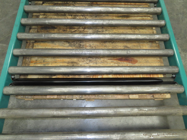 54"x 7' Heavy Duty Pallet Conveyor 2-5/8" Gravity Roller 51"BF 11/16" Hex Axle