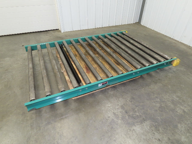 54"x 7' Heavy Duty Pallet Conveyor 2-5/8" Gravity Roller 51"BF 11/16" Hex Axle
